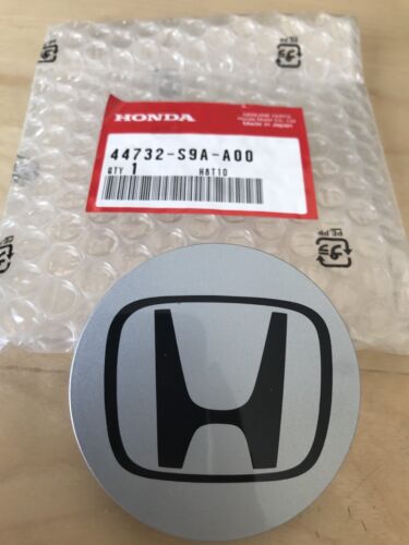 GENUINE HONDA HUB CAP GREY BLACK H WHEEL CENTER OEM NEW