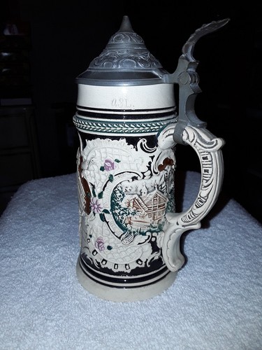 GERMAN STEIN NO. 62 TAVERN SCENE 0.3L