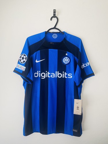 Nike Inter Milan シャツ 青/黒 ストライプ Nike Inter Milan 2020/21 Stadium Home Soccer Jersey Blue