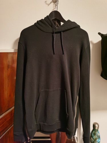 BALMAIN｜HOOD/ZIP-UP (DH1JT047B C78) Balmain 18AW Denim Zip Hoodie Men's S Used Authentic | eBay
