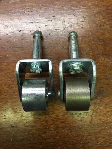 Piano Casters/Wheels for Spinet/Console Back/Rear 1 Pair, 1 3/8
