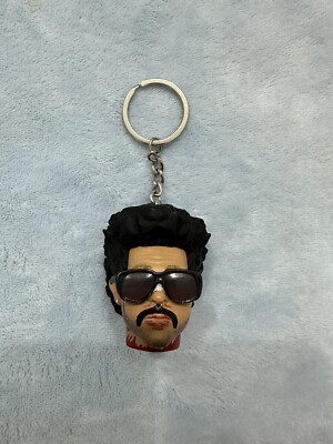 The Weeknd After Hours 3D Head Sculpted Keychain XO In Your Eyes Key Holder Rare
