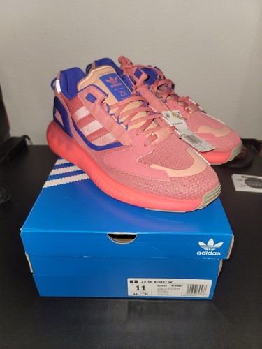 New Adidas Women's ZX 5K Boost Shoes Sneaker - Hazy Rose