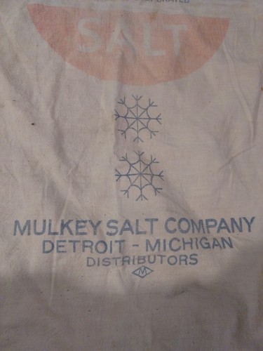 Vintage Cotton Sack with original advertising