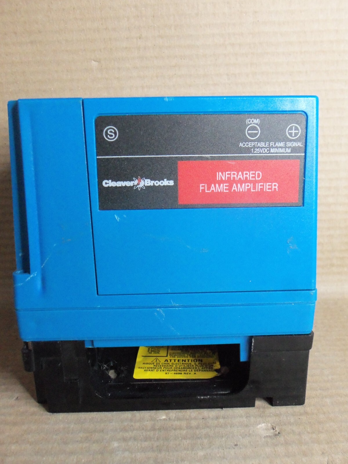 CLEAVER BROOKS 833-2718 RM7800 L 1079 BURNER CONTROL 8332718