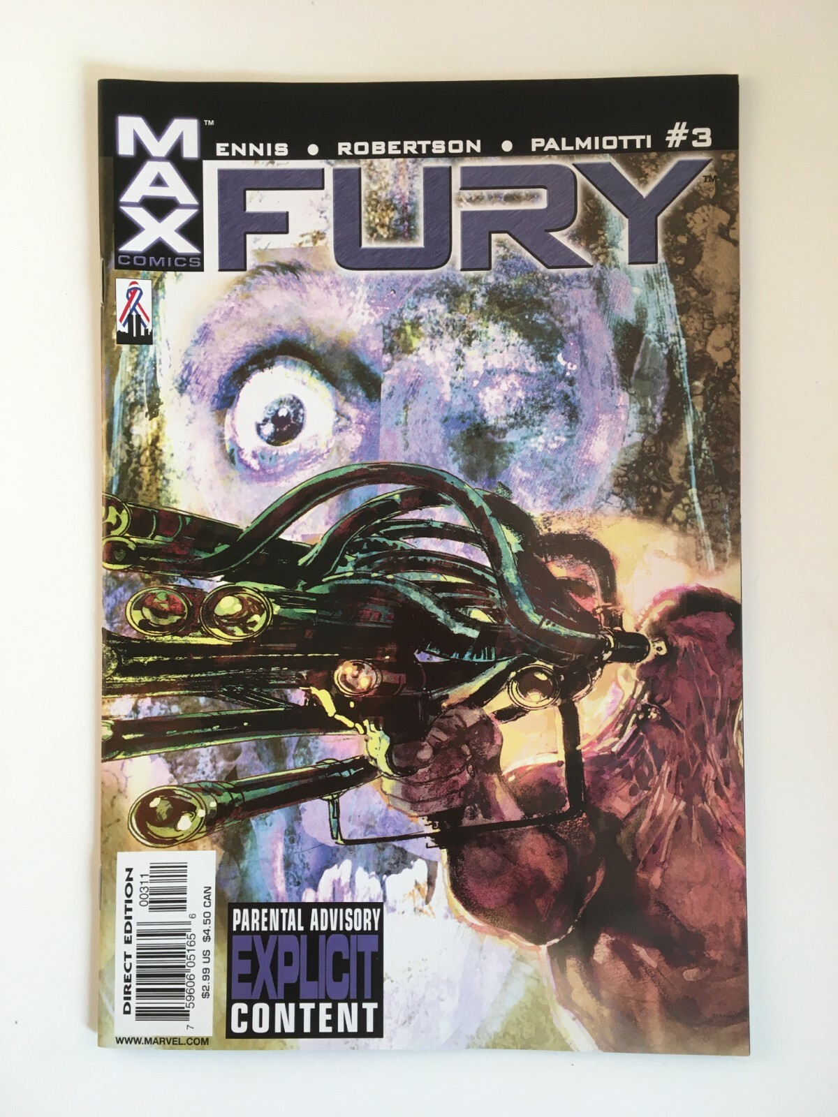 Fury Issue #3 Marvel Max Comics 2002 Garth Ennis Darick