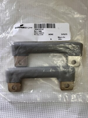 Cooper B-line SJ-100 Socket Jumper Links. PACK OF 2