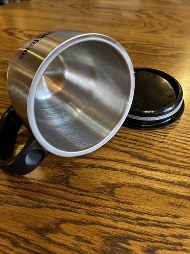 Winchester Logo Thermos 15 oz Insulated Stainless Drink-Thru Coffee Travel Mug