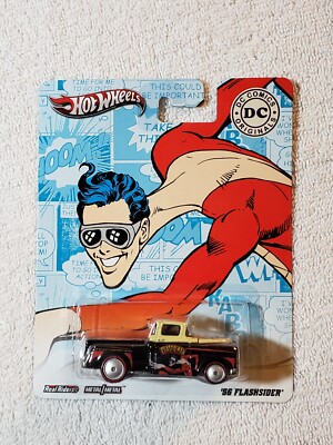  HOT WHEELS NOSTALGIA SERIES DC COMICS PLASTIC MAN 56 FLASHSIDER 