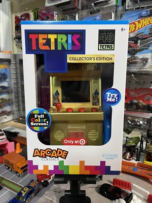 Basic Fun Arcade Classics TETRIS 40 Collector s Edition Gold Handheld Target