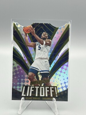 2023-24 ANTHONY EDWARDS Panini Revolution Levels LIFTOFF Die Cut #2 Timberwolves