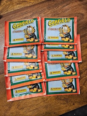 10x Garfield Stickertüten von Panini