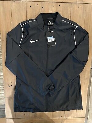 Nike Park 20 Rain Jacket Full Zip Soccer Women's Medium Black Pockets BV6895