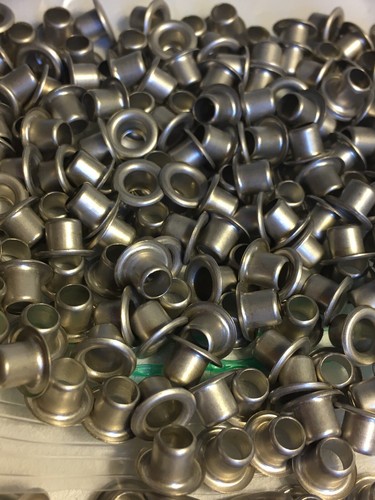 Bag Of 200 5MM Brass Nickel Colored Eyelet Cores Grommet
