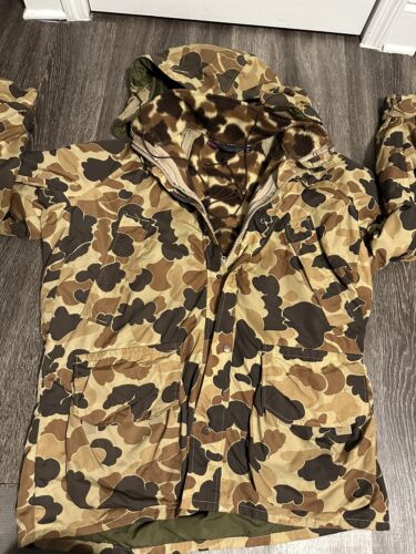 Vintage 90's Columbia Duck Camo Fleece Lined Rare Hunting Vintage 90's Columbia Duck Camo Fleece Lined Rare Hunting