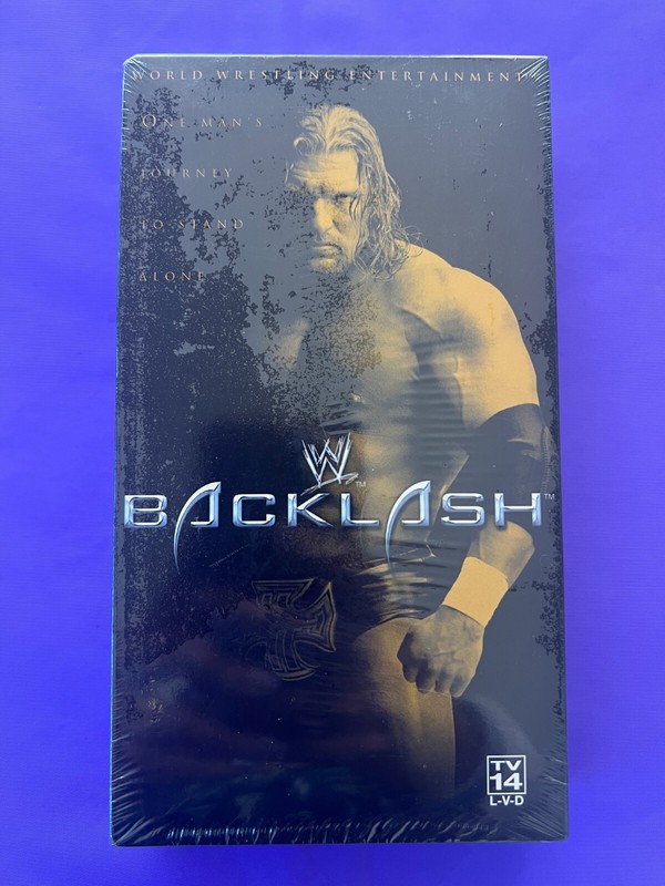 WWF BACKLASH 2002 BRAND New Factory Sealed VHS wrestling WWE