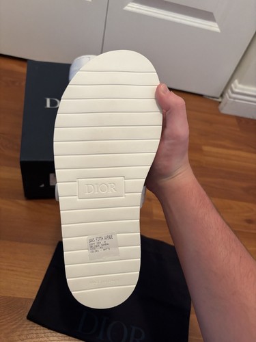 Pre-owned Dior Alpha Sandal Off White Oblique Jacquard | Sizes 38-46 | Free Shipping ? In Ivory