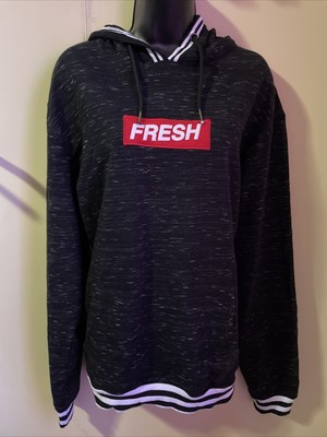 NWOT Prime Threads FRESH Hoodie Red Black Sz M Unisex Sport Casual Fashion