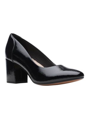 

КОЛЛЕКЦИЯ CLARKS Женские черные туфли без шнуровки Chantelle Ava с квадратным носком, размер 7,5 м, Черный, 261463294050