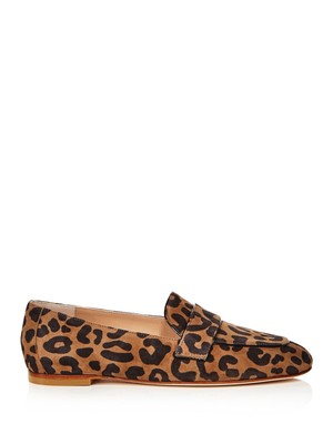 

STUART WEITZMAN Женские кожаные лоферы без шнуровки светло-коричневого цвета с ремешком Payson Toe, 8 м, Коричневый, PAYSON