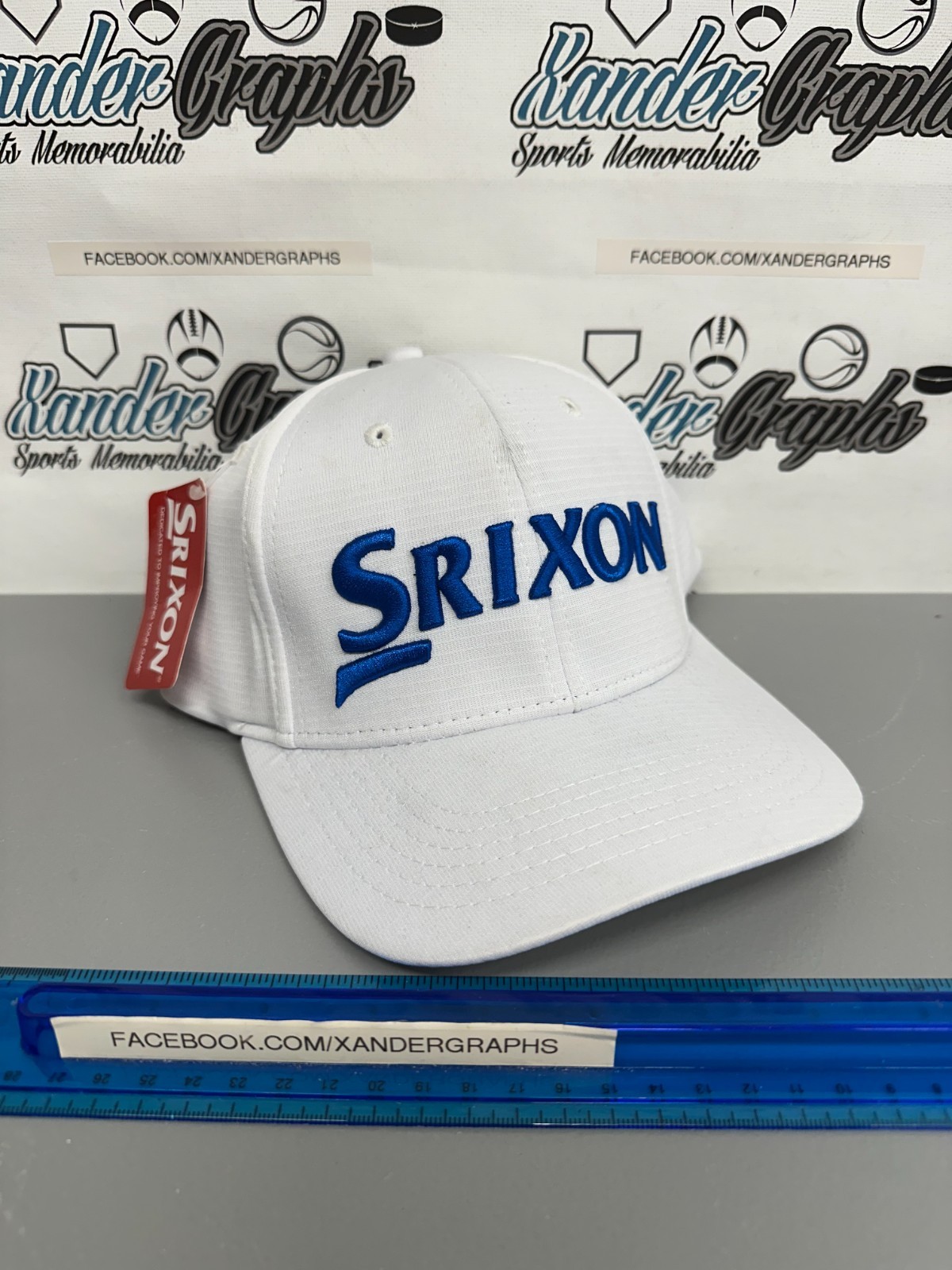 2015 SRIXON CLEVELAND GOLF NEW NWT WHITE BLUE HAT CAP