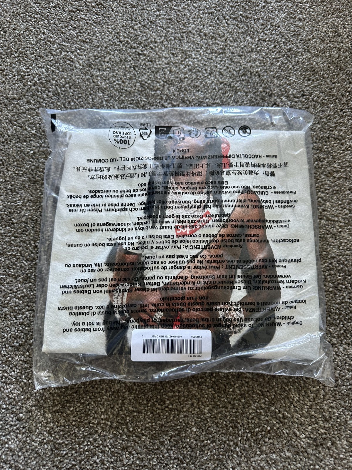 メ*7様 Supreme Playboi Carti Tee Heather g Playboi Carti Tee 