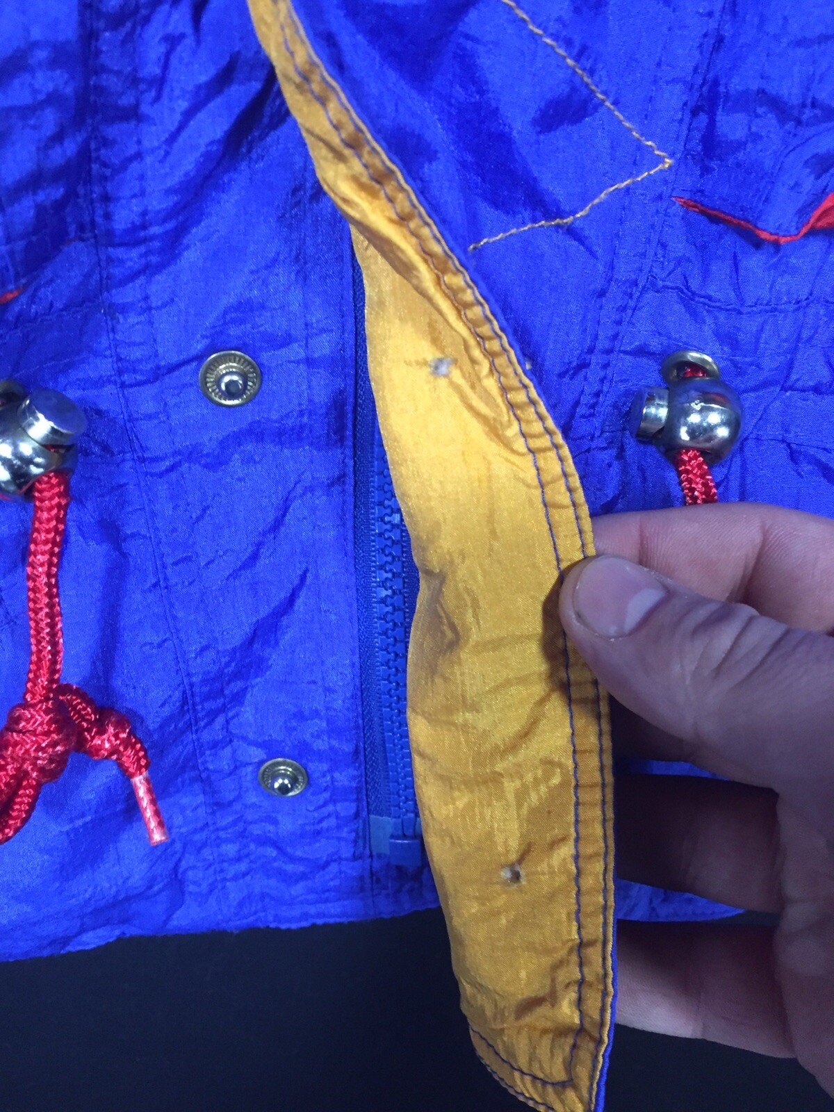 Crayola Kids Toddler Size 4T Jacket Colorful Bright Broken Buttons Vintage 1990s