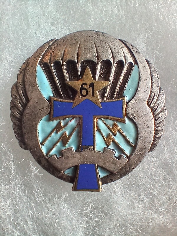 Insigne Parachutistes  - Para 015 - Compagnie Transmissions 25° Div Parachutiste