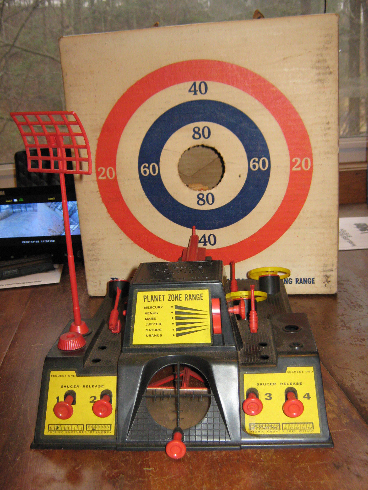 Satellite Battle Station 1958 firing range Liitle Sputnik Parks Plastic USA toy
