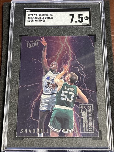 1993-94 Fleer Ultra Basketball SHAQUILLE O’NEAL SCORING KINGS, NM SGC 7.5  LAKERS