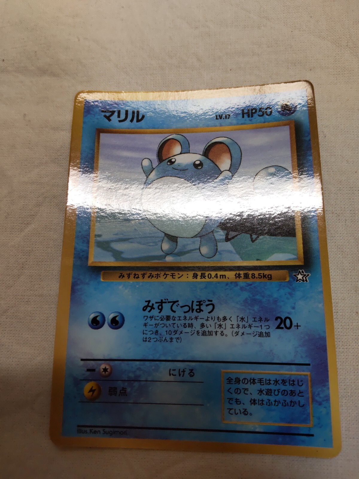 NM-] Marill Glossy CoroCoro Promo Japanese Pokemon Card 7597 | eBay