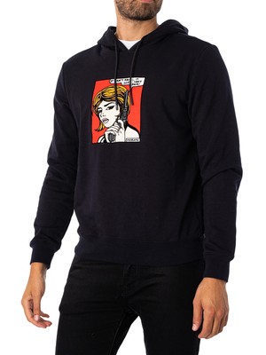 

Мужской пуловер с рисунком Antony Morato, синий