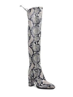 

Женские бежевые модельные ботинки на молнии с квадратным носком BCBGENERATION, Бежевый, GN209270