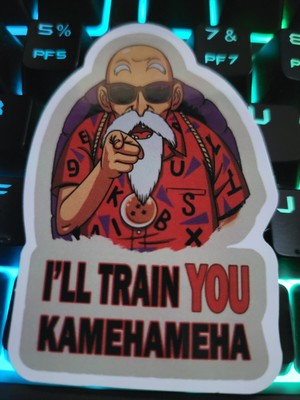 Anime Dragon Ball Z I'll Tain You Art Sticker Decal Waterproof & Durable