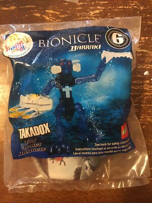 lego bionicle takadox 8916 100 complete w instructions 2x squid 196175866014