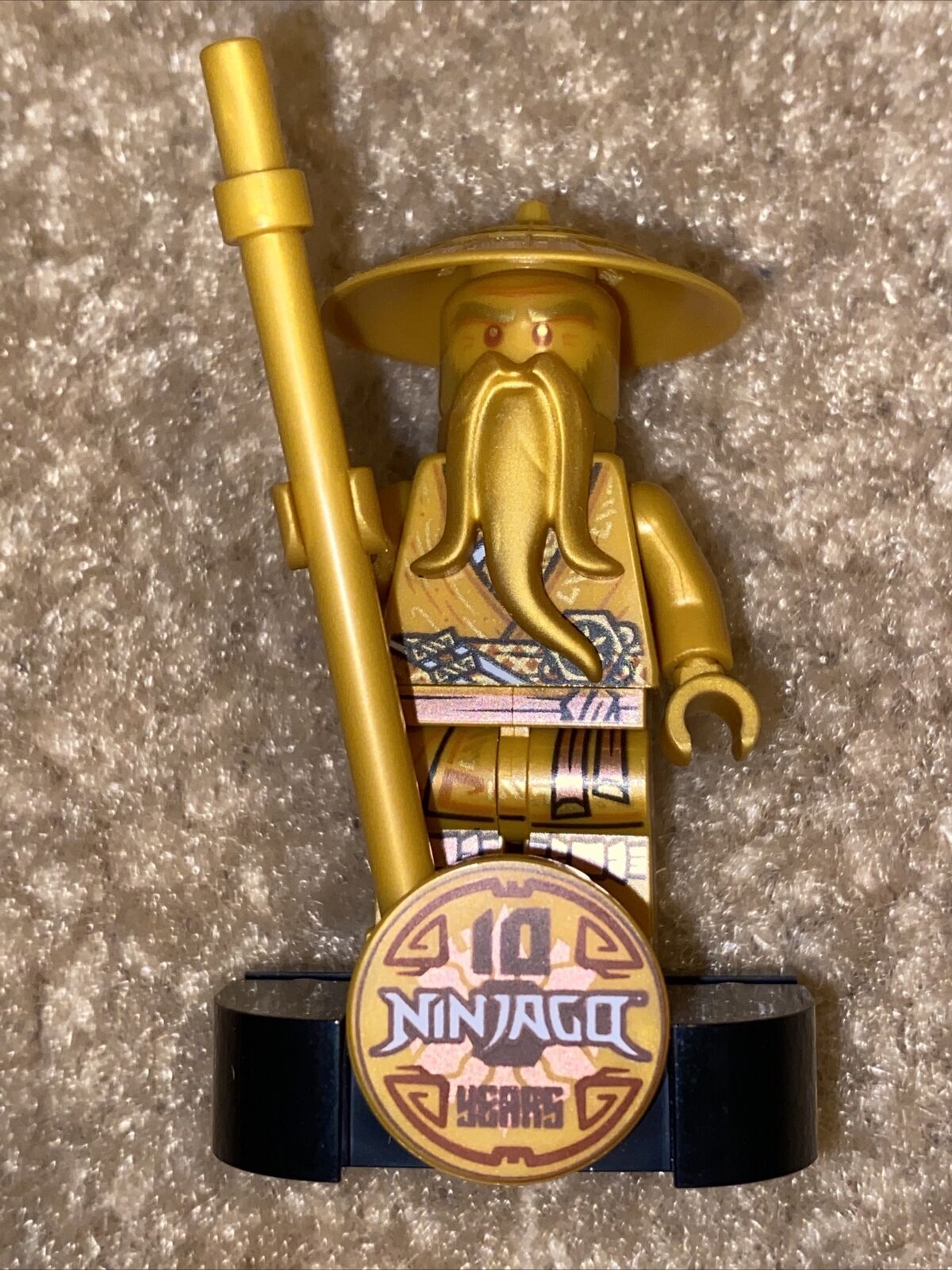 wusagi NEW LEGO Gold Sensei Wu minifigure - Ninjago 71741 City