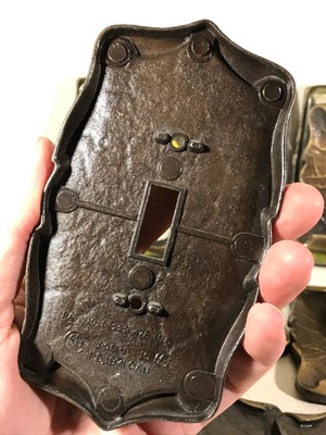 Lot (12) Carriage House by Amerock vintage switchplates NOS