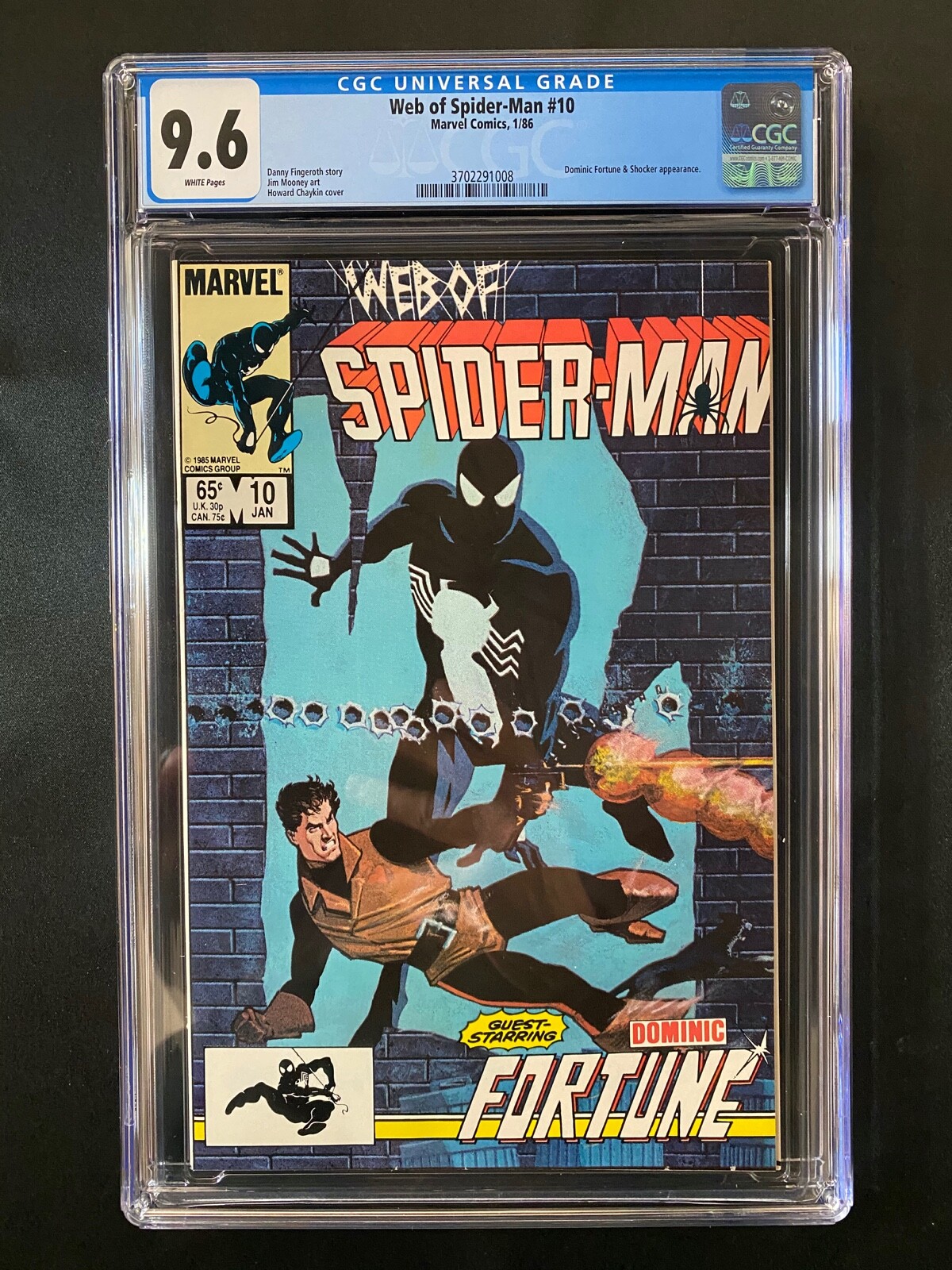 Web of Spider-Man #10 CGC 9.6 (1986) - Shocker appearance