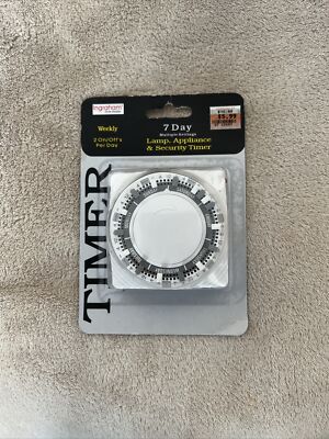 Ingraham Time Master Wall Outlet Timer Safe and Secure 900 watts 7.2 Amp New!!