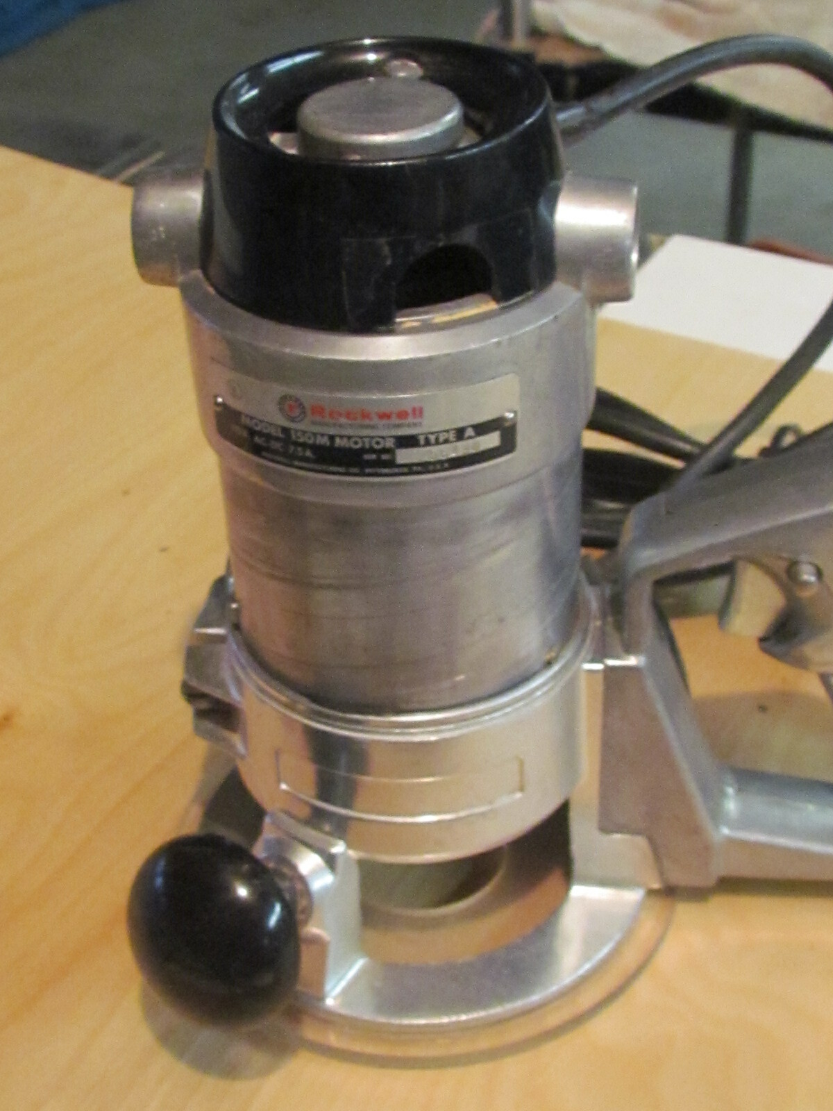 VINTAGE PORTER CABLE D- HANDLE ROUTER MODEL #150