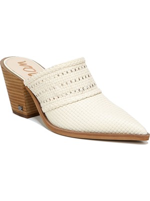 

SAM EDELMAN Женские кожаные туфли-мюли без шнуровки на каблуке цвета слоновой кости Lilianna, Цвет слоновой кости, G9271L1