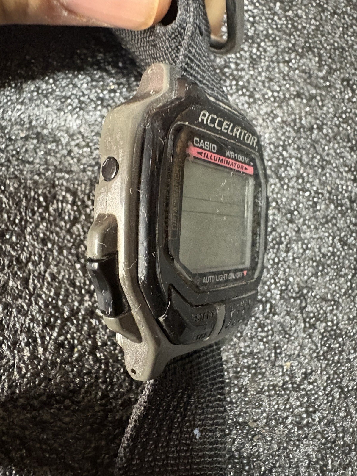Casio Vintage Watch ACL 200 "Accelator" Timepiece Untested (needs battery)