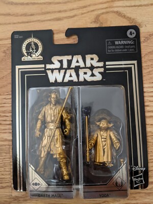 New Hasbro Star Wars 3.75 Skywalker Saga Commemorative Edition Darth Maul & Yoda