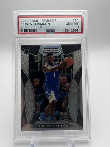 2019セレクト ザイオンウィリアムソン シルバープリズムルーキーカードPSA9 2019 Panini Prizm Silver Zion Williamson Rookie Emergent PSA