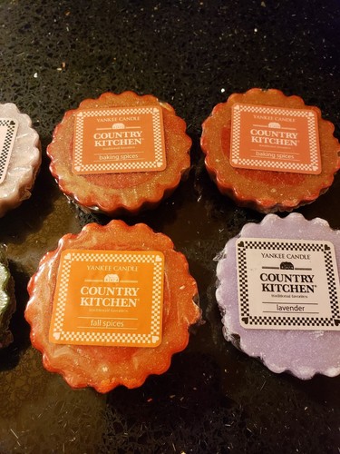 Yankee Candle Tart Set of 7 Country Kitchen Variety Scents Wax Potpourri Melts