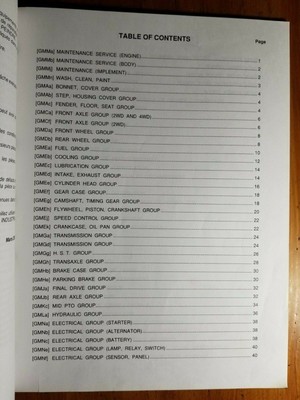Kubota ZD18 ZD21 Zero Turn Mower Flat-Rate Schedule Manual 97897-35040 3/01