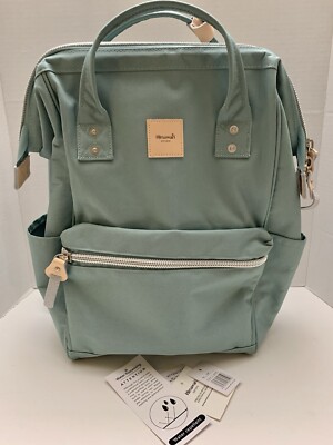 Himawari Backpack Travel School Laptop Diaper Work Bag with USB Charging Port Bl
