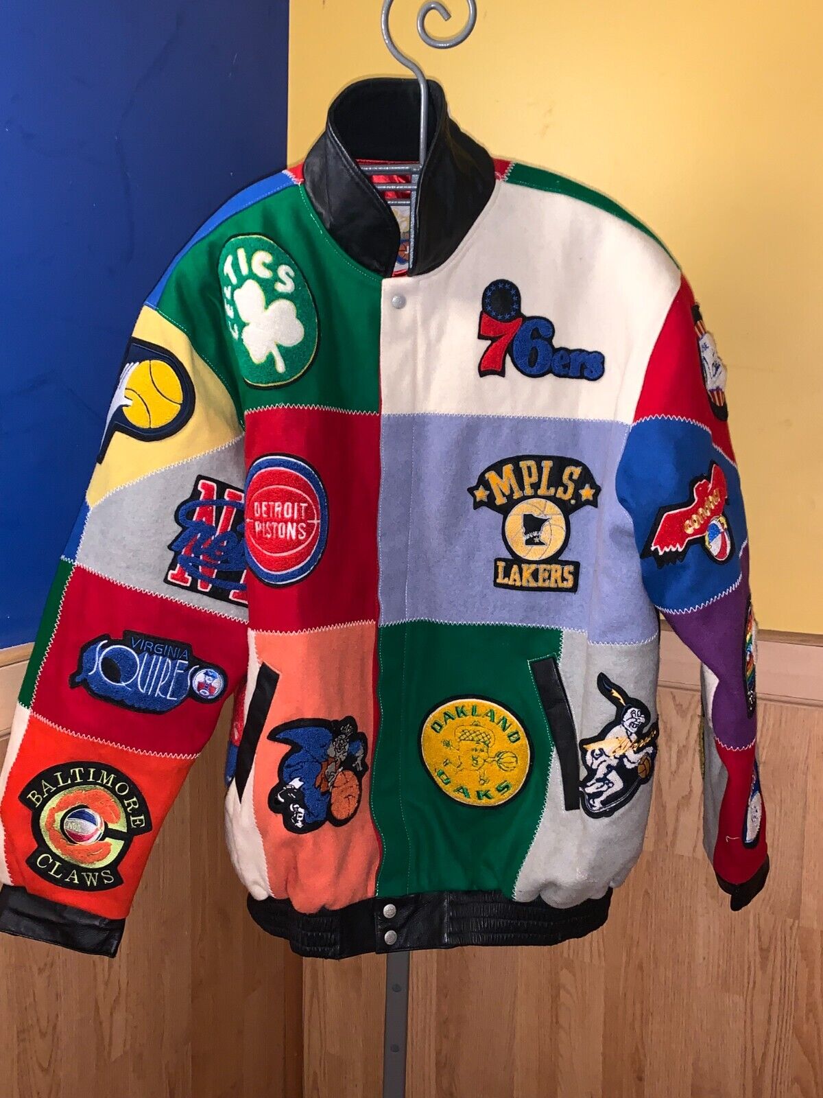 NBA JEFF HAMILTON VINTAGE TEAM LOGOS HARWOOD CLASSICS 4XLT NBA JEFF HAMILTON VINTAGE TEAM LOGOS HARWOOD CLASSICS 4XLT