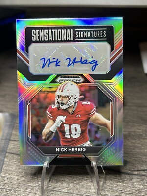 Nick Herbig, 2023 Prizm DP's, ''Sensational Signatures Prizm Auto RC'', Steelers