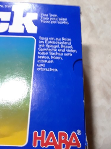 Haba lock mark first train